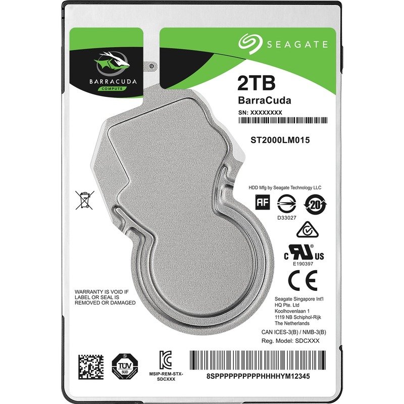 SEAGATE Barracuda 2TB HDD SATA 2.5inch