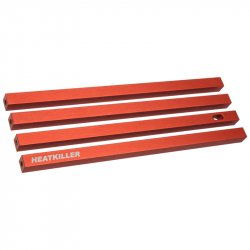 Watercool compatible Heatkiller Tube - Streben-Kit 200 mm Rouge