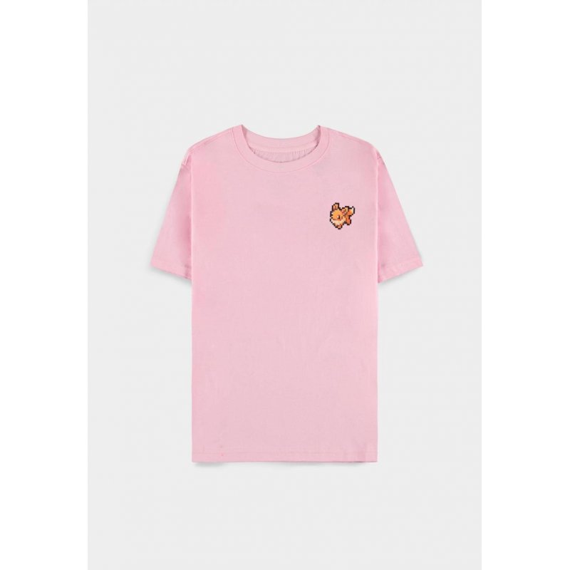 POKEMON - Pixel Evoli - T-Shirt Femme (L)