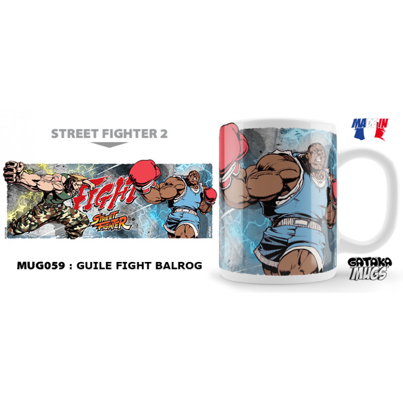 STREET FIGHTER - Mug - Guile Fight Balrog