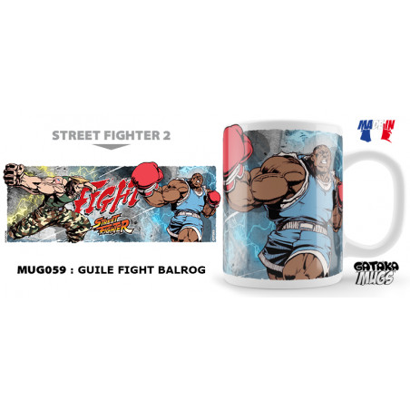 STREET FIGHTER - Mug - Guile Fight Balrog