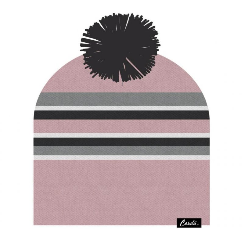 SNOOPY - Bonnet Pompon Jacquard - Enfants