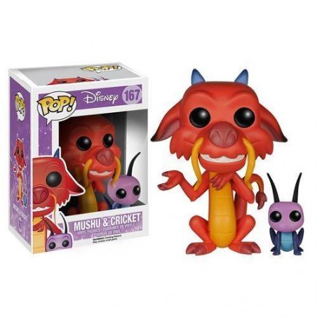 DISNEY - POP N° 167 - Mushu and Cricket - Mulan  REPROD