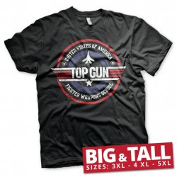 TOP GUN - T-Shirt Big & Tall - Fighter Weapons School (5XL)