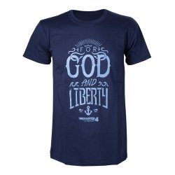 UNCHARTED 4 - T-Shirt For God and Liberty (S)