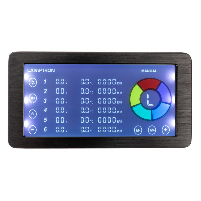 Lamptron ferngesteurte Lüfter und ARGB Controller, schwarz