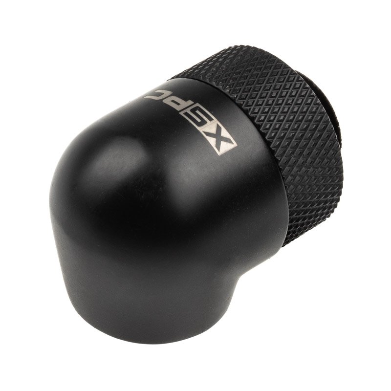 XSPC Adapter 90 Grad G1/4 Zoll AG auf G1/4 Zoll IG - drehbar, schwarz