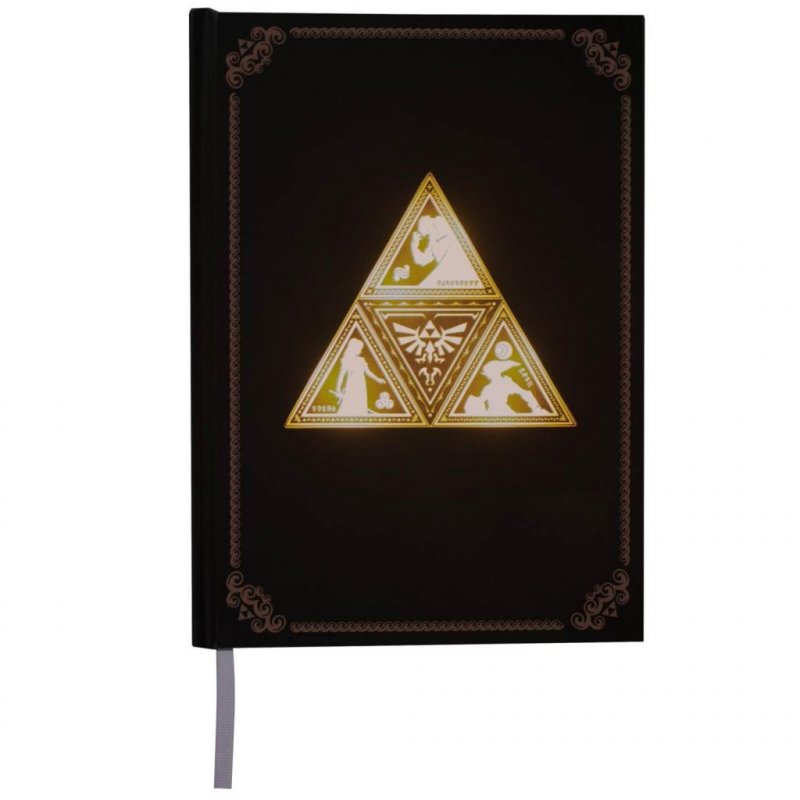 ZELDA - Triforce - Cahier lumineux A5