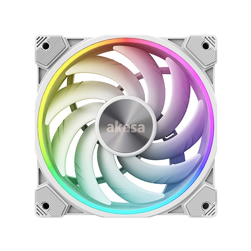 Akasa SOHO AR Addressable-RGB Lüfter, weiß - 120mm