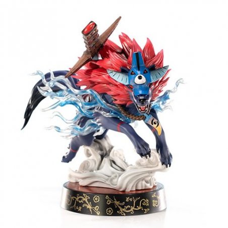 OKAMI FIGURINE OKI WOLF FORM 22CM