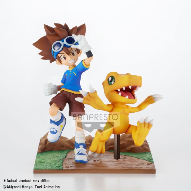 DIGIMON - Taichi & Agumon - Figurine DXF-Adventure Archives 15cm