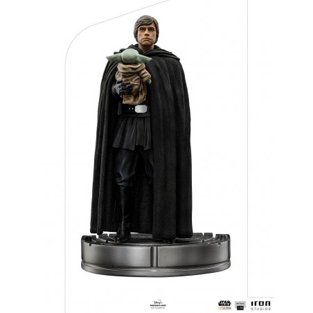 STAR WARS - Luke Skywalker et Grogu - Statuette  ArtScale 1/10 21cm