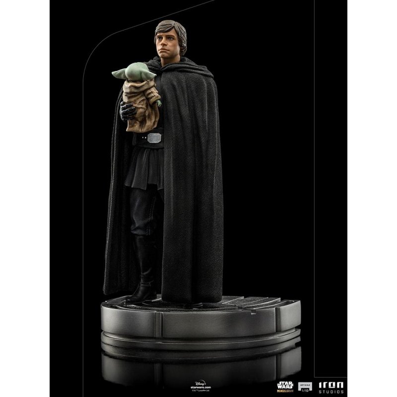 STAR WARS - Luke Skywalker et Grogu - Statuette  ArtScale 1/10 21cm