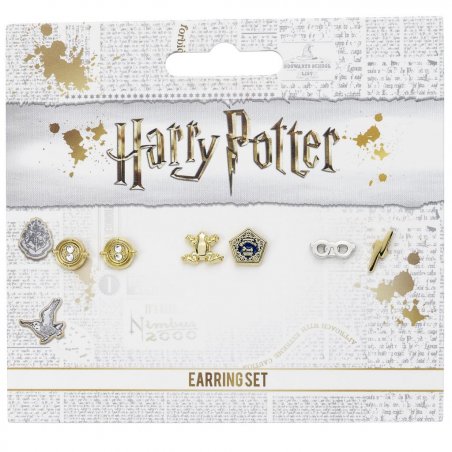 HARRY POTTER - Set de 3 Boucles d'oreilles