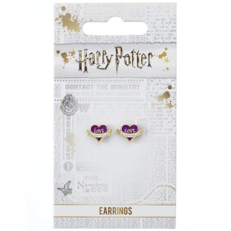 HARRY POTTER - Boucles d'Oreilles - Potion d'Amour