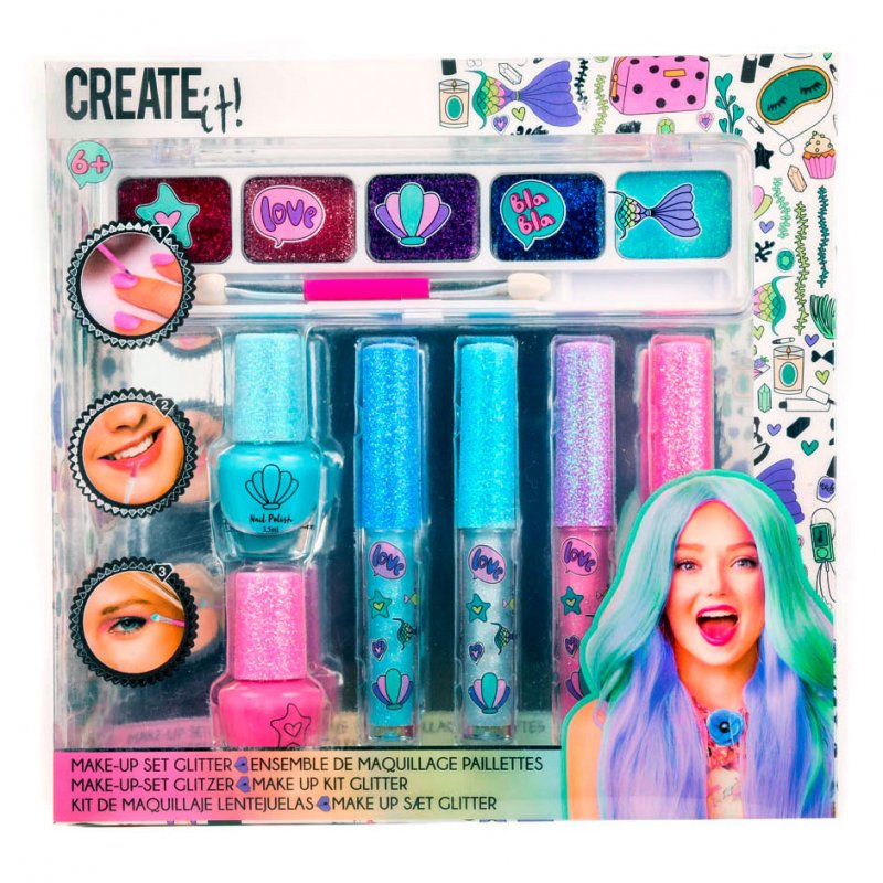 CREATE IT! - Makeup Set - Glitter Mermaid 7 pk. (84141)