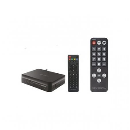NEW D. DÉCODEUR TNT DVB-T2/T - 2 TÉLÉCOMMANDES