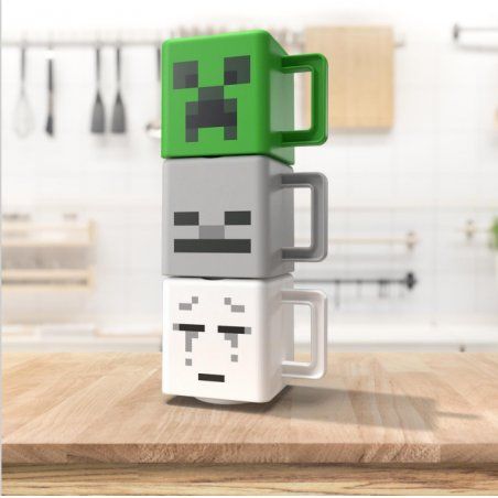 MINECRAFT - 3 Mug Empilable