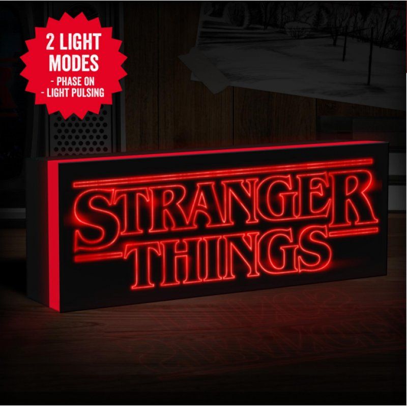 STRANGER THINGS - Logo - Lampe