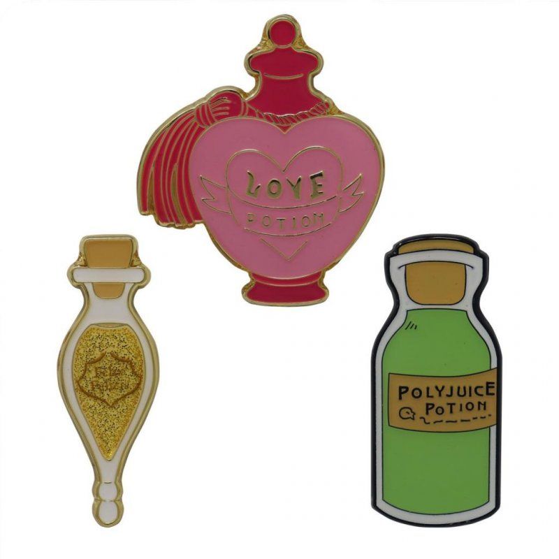 Pines Coleccionables Harry Potter - Set De 3, Edición Limitada A 5000 Unidades