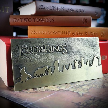 LORD OF THE RINGS - The Fellowship - Panneau Métal Edition Limitée