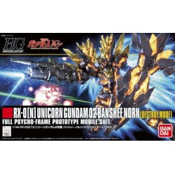 GUNDAM - 1/144 HGUC Unicorn Gundam 02 Banshee Norn - Model Kit 13cm