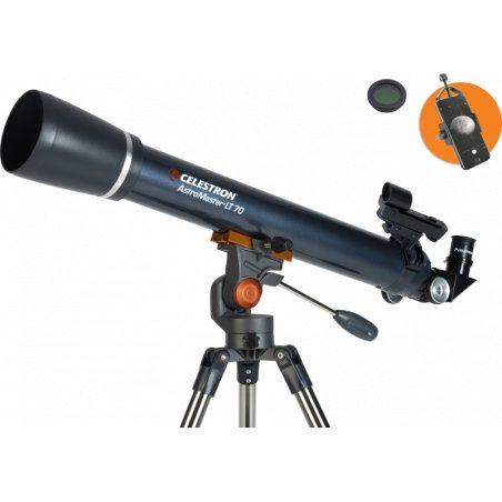 Celestron - Astromaster LT 70AZ with Phoneadapter and Moonfilter