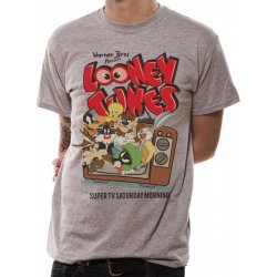 LOONEY TUNES - T-Shirt IN A TUBE- Retro TV (M)