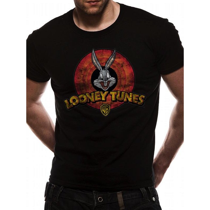 LOONEY TUNES - T-Shirt IN A TUBE- Destroy Logo (XL)