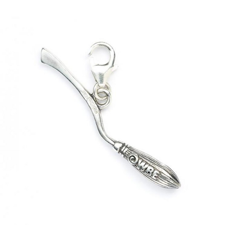HARRY POTTER - Nimbus 2000 - Clip Charme Argent