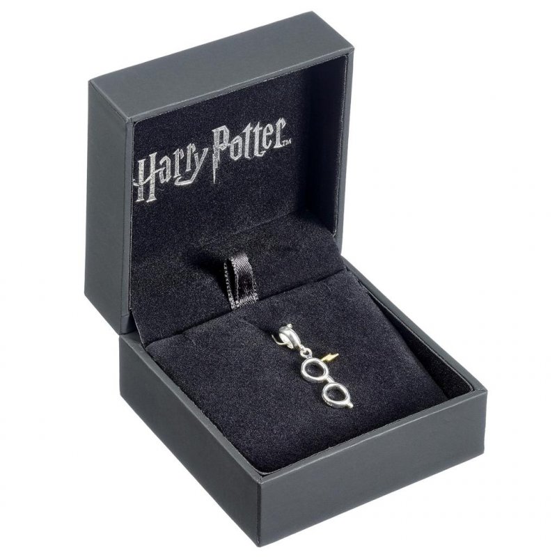 HARRY POTTER - Eclair & Lunettes - Charme Pendentif pour Bracelet