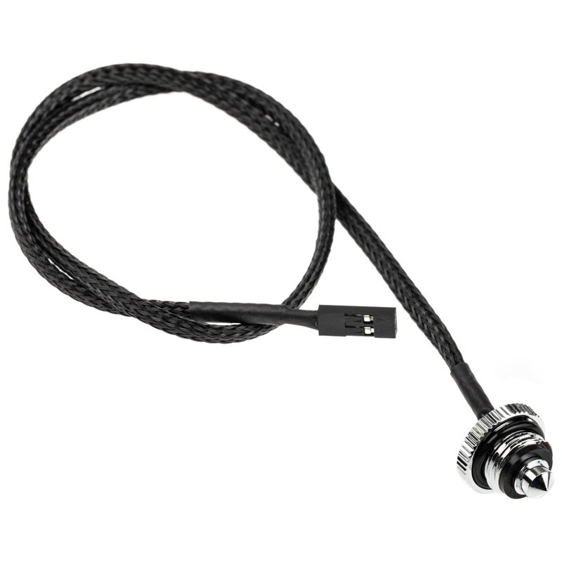 Alphacool Eiszapfen Temperatursensor flach G1/4 - chrome