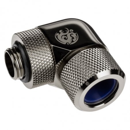 Bitspower Advanced Multi-Link Adapter Anschluss 90 Grad G1/4 Zoll AG auf 14mm AD Hardtube - drehbar,