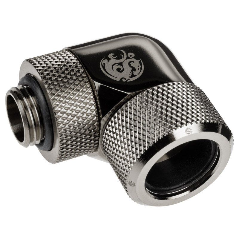 Bitspower Advanced Multi-Link Adapter Anschluss 90 Grad G1/4 Zoll AG auf 16mm AD Hardtube - drehbar,