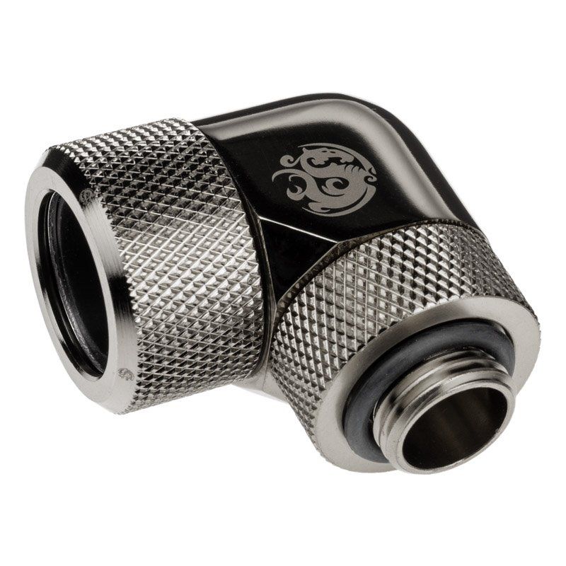 Bitspower Advanced Multi-Link Adapter Anschluss 90 Grad G1/4 Zoll AG auf 16mm AD Hardtube - drehbar,