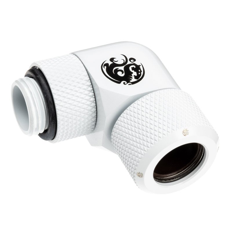 Bitspower Advanced Multi-Link Adapter Anschluss 90 Grad G1/4 Zoll AG auf 12mm AD Hardtube - drehbar,