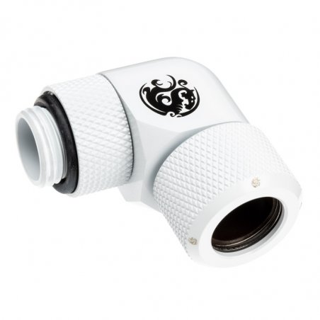 Bitspower Advanced Multi-Link Adapter Anschluss 90 Grad G1/4 Zoll AG auf 12mm AD Hardtube - drehbar,