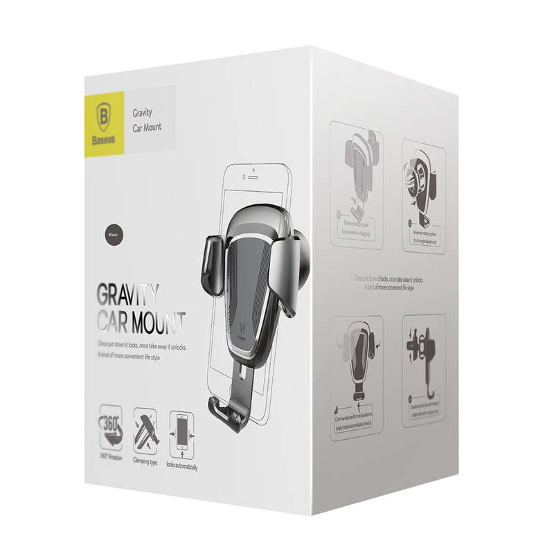 Baseus 6953156257344 holder Mobile phone/Smartphone Black