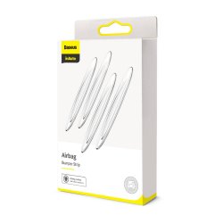 Baseus Car Tool Airbag Bumper Strip for car door 4 pcs Transparent (CRFZT-A02)