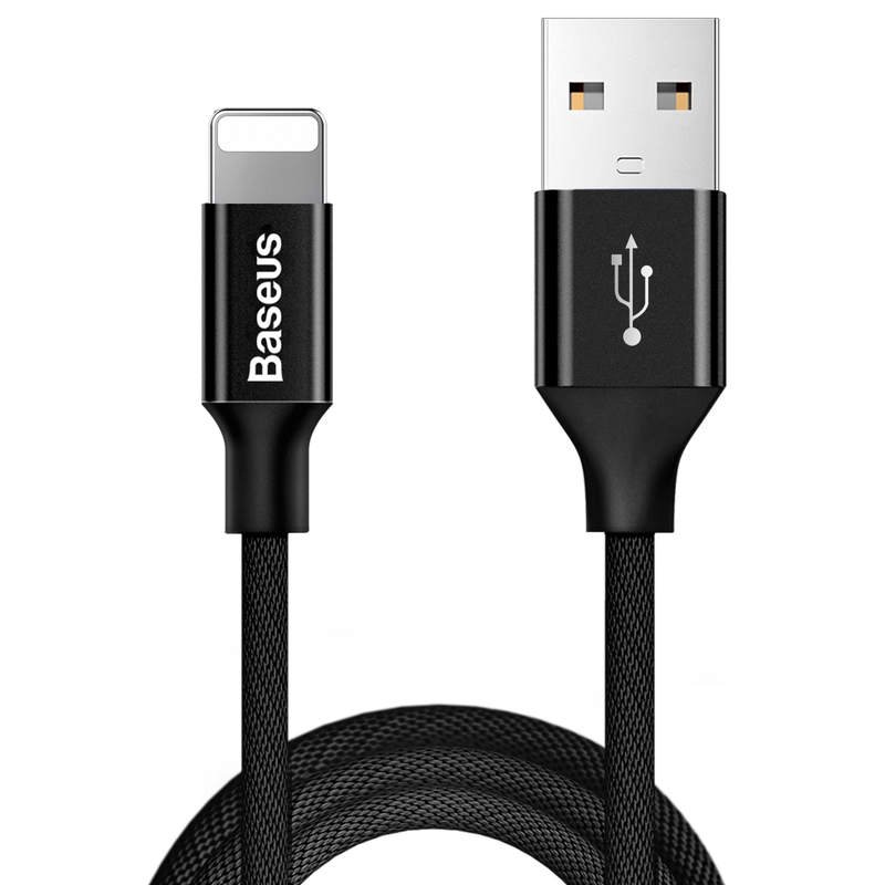 Baseus Lightning Yiven Apple Cable 2A 1.8m Black (CALYW-A01)