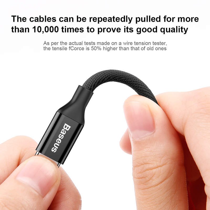 Baseus Lightning Yiven Apple Cable 2A 1.8m Black (CALYW-A01)