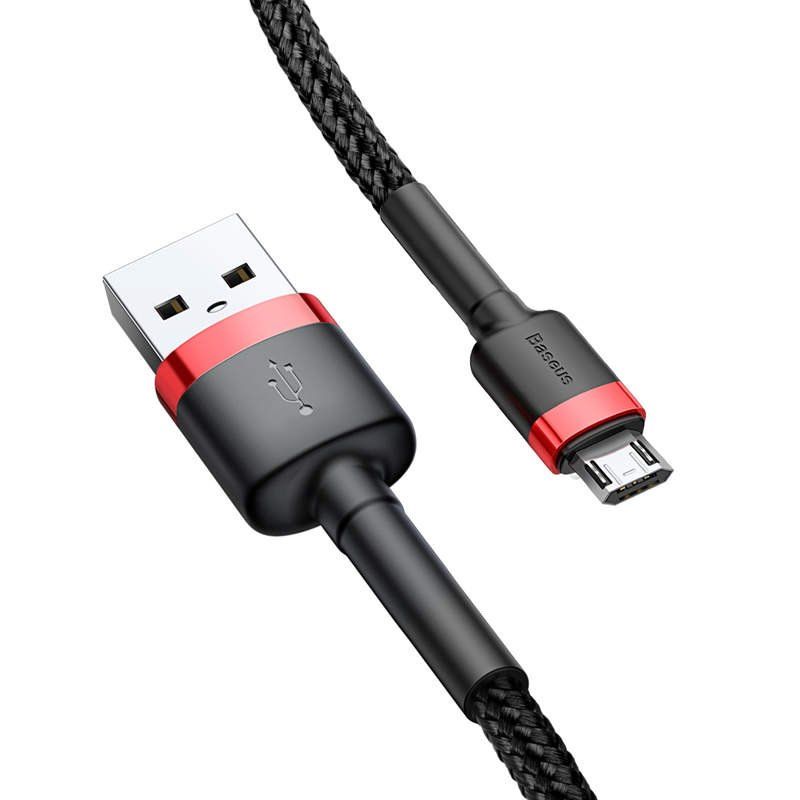 Baseus CAMKLF-B91 câble USB 1 m USB A Noir, Rouge