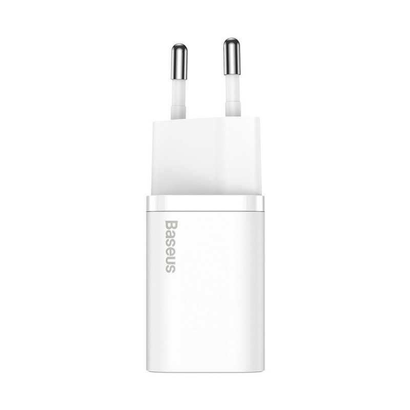 Baseus Travel Charger Super Si 1C Quick Charger 25W EU White (CCSP020102)