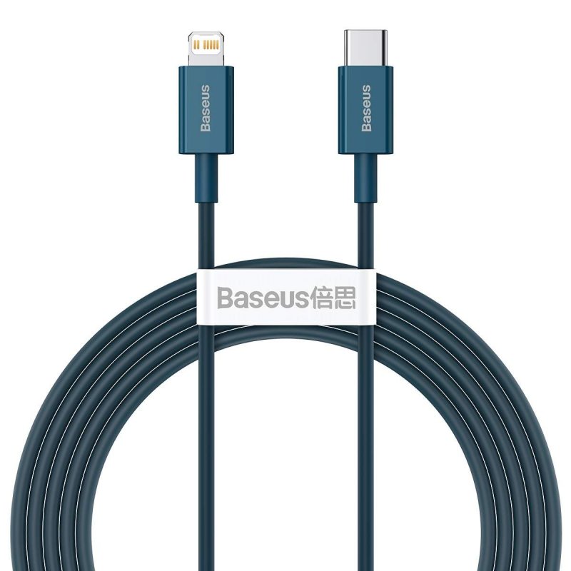 Baseus Type-C - Lightning Superior Series fast charging data cable PD 20W 2m Blue (CATLYS-C03)