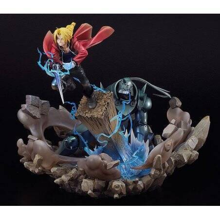 FULL METAL ALCHEMIST - Edward Elric & Alphonse Elric - Statuette 58cm