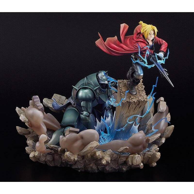 FULL METAL ALCHEMIST - Edward Elric & Alphonse Elric - Statuette 58cm