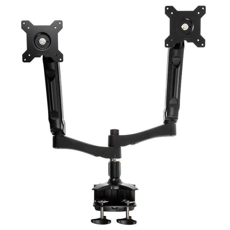Silverstone SST-ARM22BC Dual Monitorhalterung - schwarz