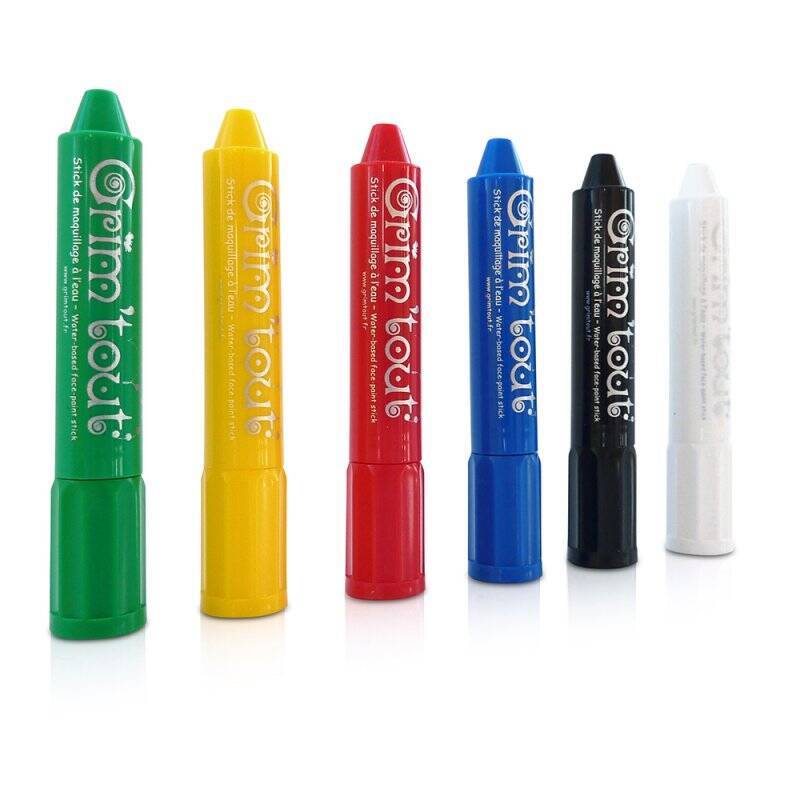 OZ International Blister De 6 Sticks De Maquillage Grim'Tout - Couleurs Standard