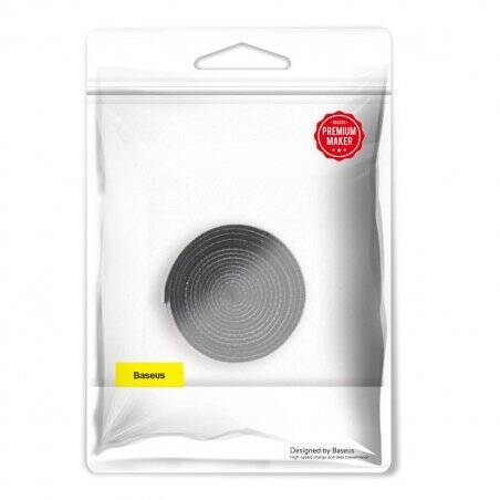 Baseus Tool Rainbow Circle Velcro Straps 1m Black