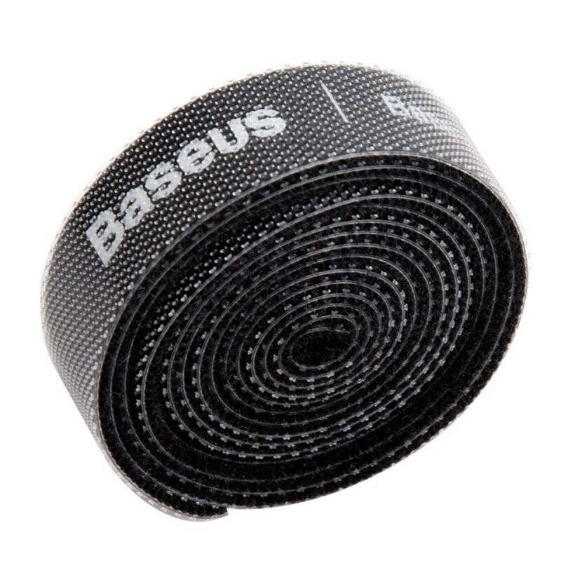 Baseus Tool Rainbow Circle Velcro Straps 1m Black
